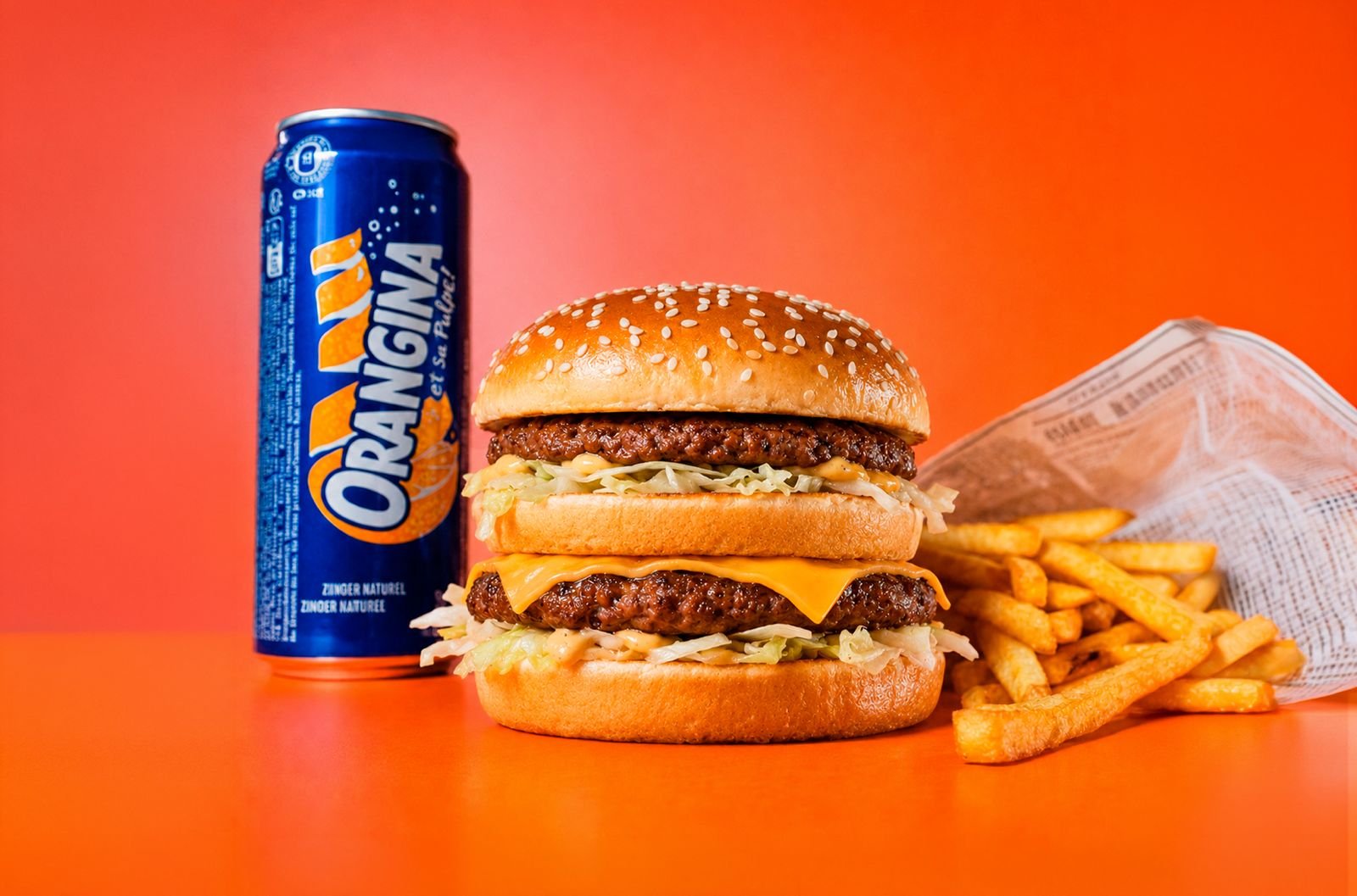 Menu Le Big avec frites et boisson